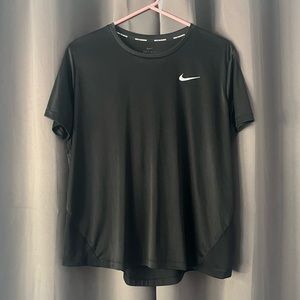 Woman’s Nike Black Dri-Fit Running Short Sleeve Top